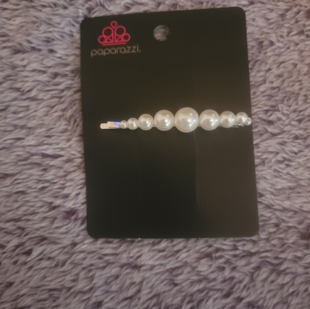 Mother of pearl giant hair pin